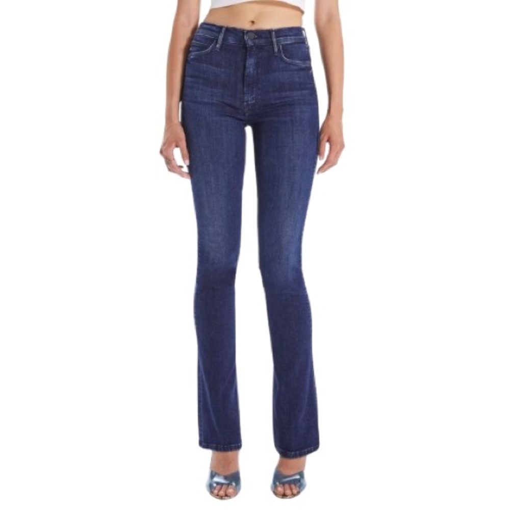 MOTHER The Runaway Mint Condition High Waisted Slim Flare #1043-104 EUC